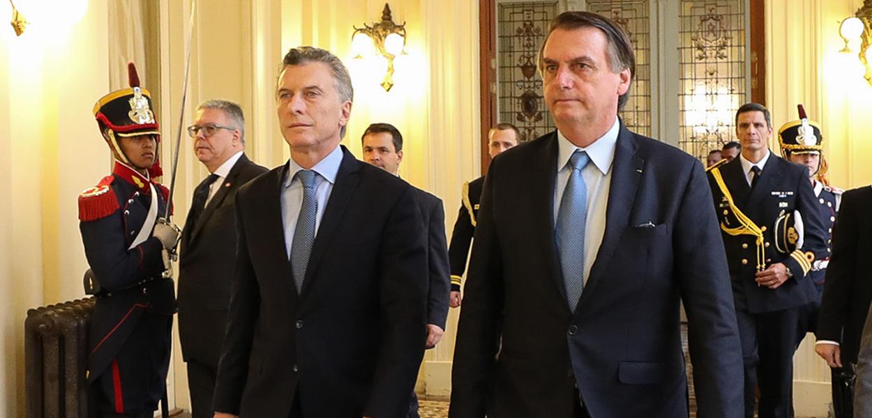 Jair Bolsonaro e Mauricio Macri
