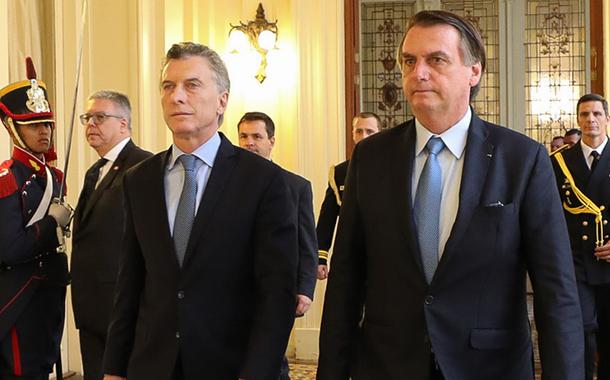 Jair Bolsonaro e Mauricio Macri