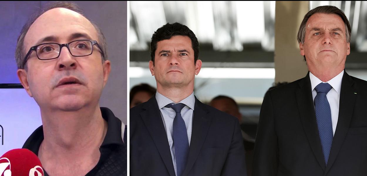 Reinaldo Azevedo diz que Bolsonaro escancara a suspeição de Moro