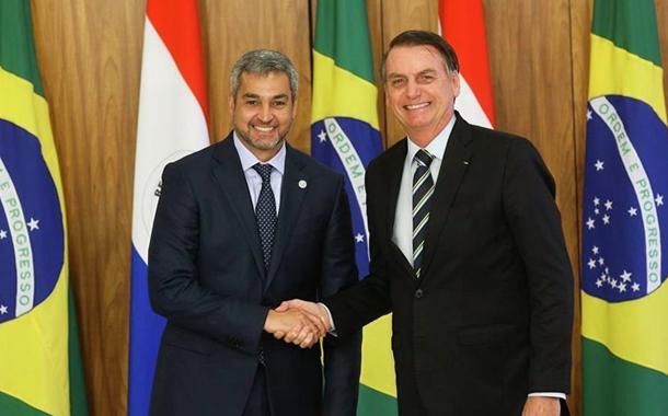Mario Abdo Benitez e Bolsonaro