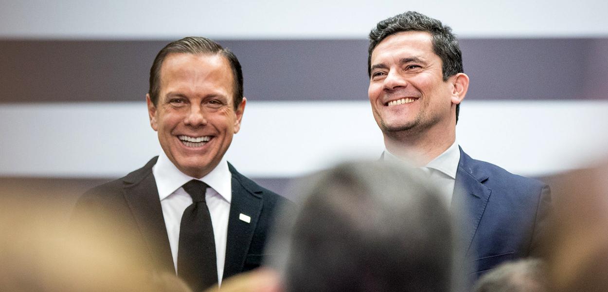 João Doria e Sergio Moro