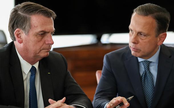 Jair Bolsonaro e João Doria