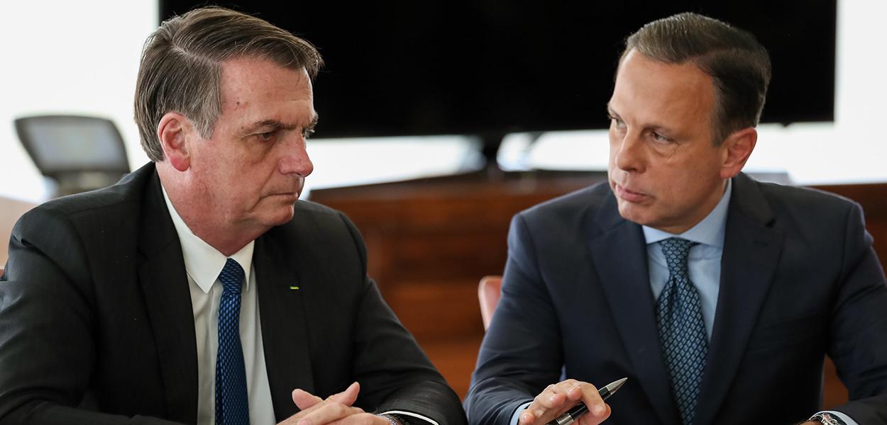 Jair Bolsonaro e João Doria