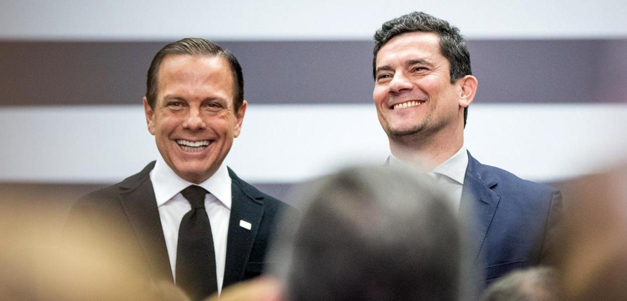 João Doria e Sergio Moro