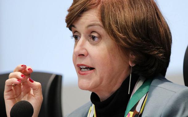 Rio de Janeiro - A diretora de refino e gÃ¡s natural da Petrobras, Anelise Lara, detalha os resultados operacionais e financeiros do segundo trimestre de 2019, no edifÃ­cio-sede. (Fernando FrazÃ£o/AgÃªncia Brasil)