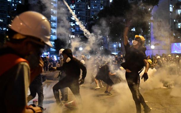 Violência em Hong Kong