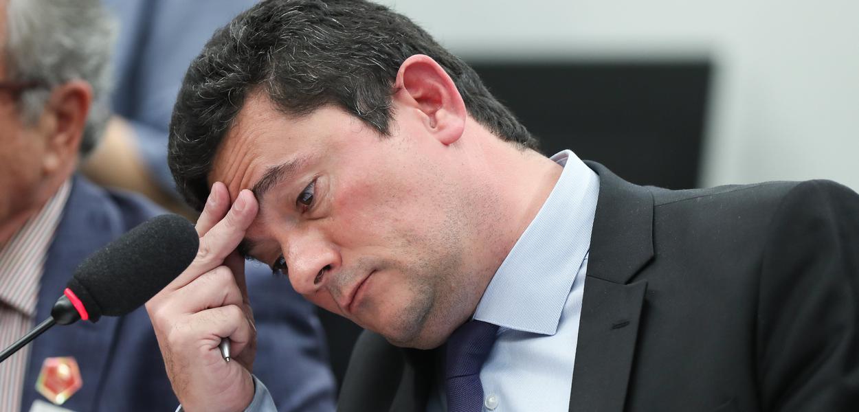 Brasília- DF. 02-07-2019- Ministro Sergio Moro durante depoimento na CCJ da câmara.    Foto Lula Marques