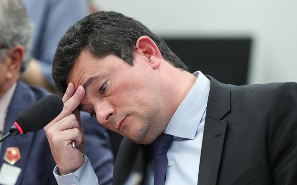 Brasília- DF. 02-07-2019- Ministro Sergio Moro durante depoimento na CCJ da câmara.    Foto Lula Marques