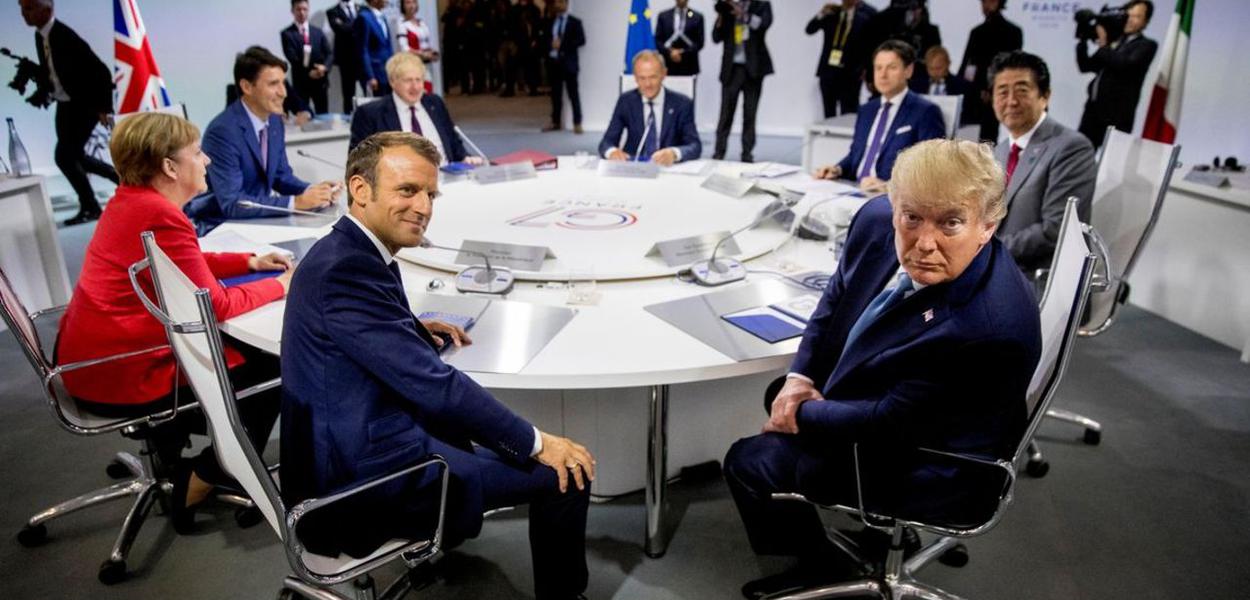 A última cúpula do G7 foi realizada na França, em agosto de 2019