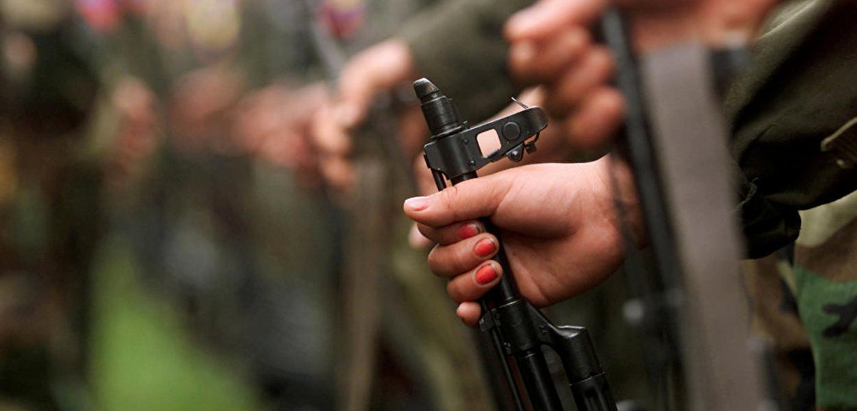Soldados das Forças Armadas Revolucionárias da Colômbia (FARC).
