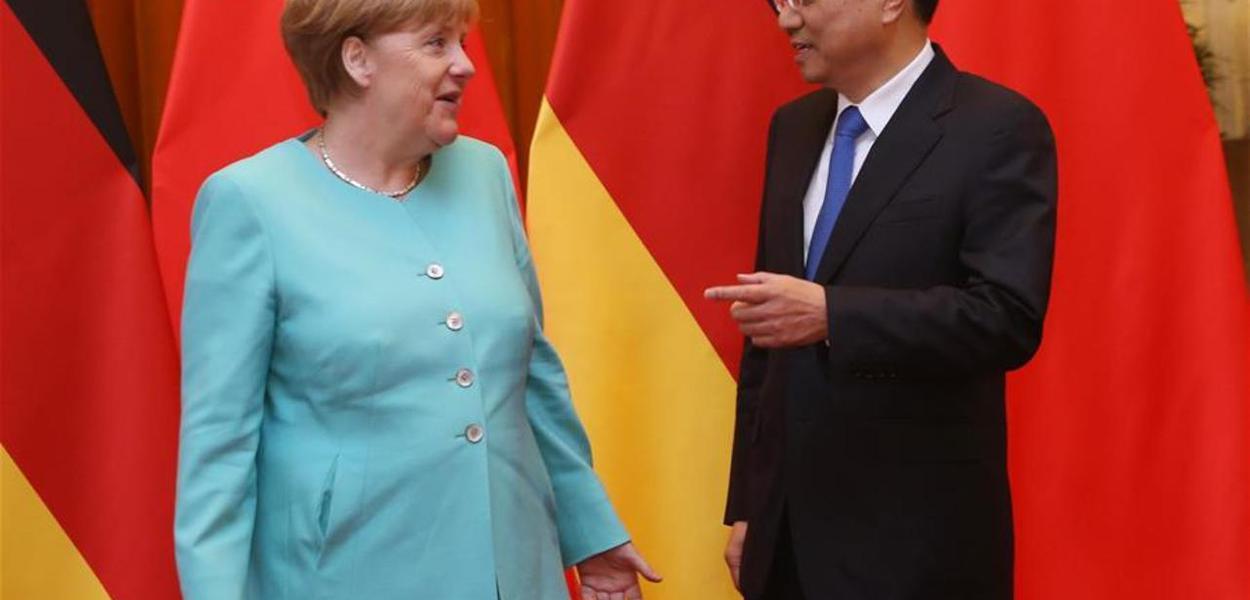 Angela Merkel e Li Keqiang