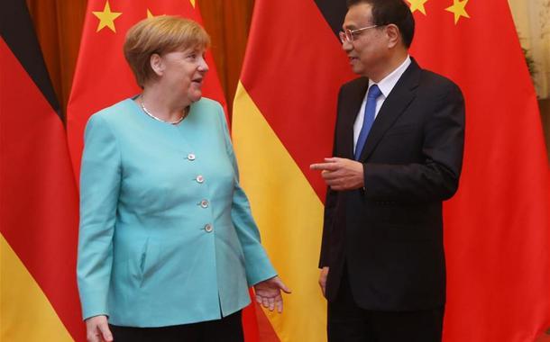 Angela Merkel e Li Keqiang