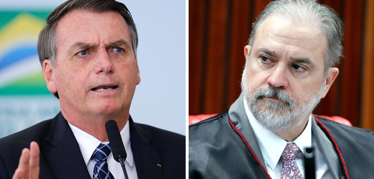 Jair Bolsonaro e Augusto Aras