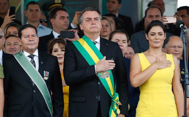 (BrasÃ­lia - DF, 07/09/2019) Presdiente da RepÃºblica, Jair Bolsonaro, durante  desfile CÃ­vico por ocasiÃ£o do Dia da PÃ¡tria\r