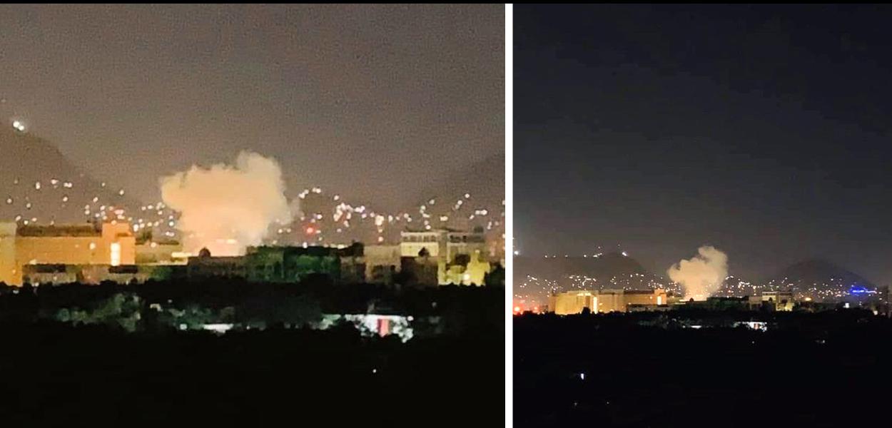 Atentado à embaixada norte-americana em Cabul, no Afeganistão.