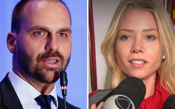 Eduardo Bolsonaro e Najila Trindade