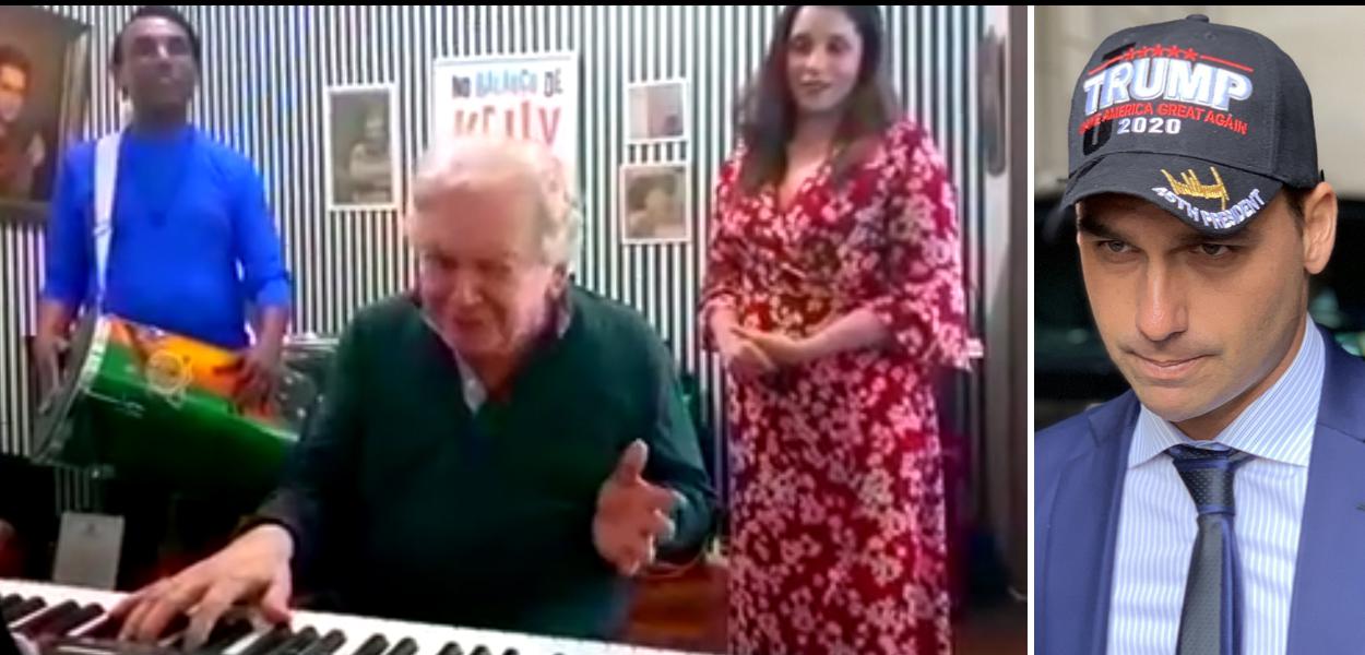 Marchinha de Carnaval "O Embaixador" em homenagem a Eduardo Bolsonaro.