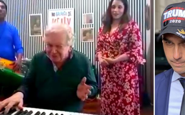 Marchinha de Carnaval "O Embaixador" em homenagem a Eduardo Bolsonaro.