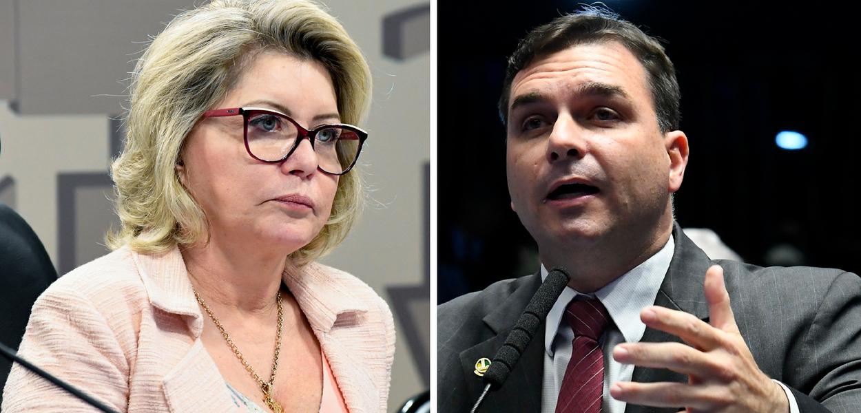 Juíza Selma e Flávio Bolsonaro