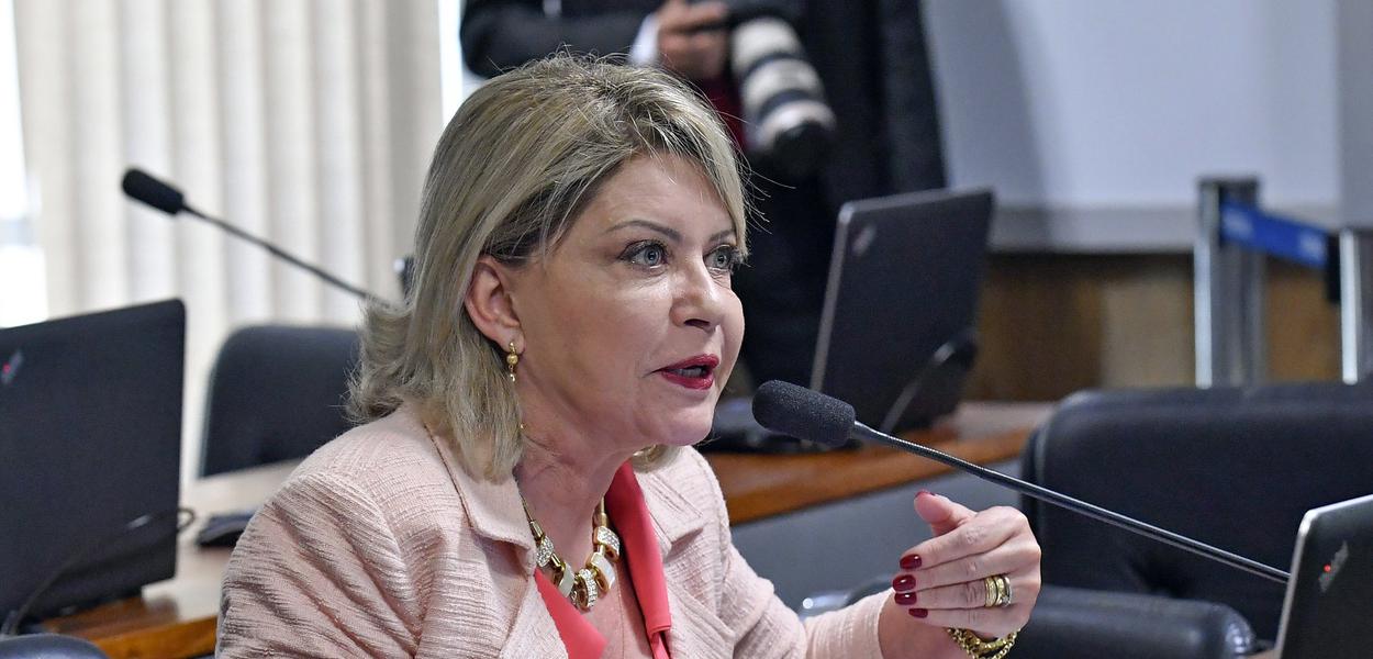 CPI de Brumadinho (CPIBRUM) realiza reunião deliberativa para apreciação do plano de trabalho e de requerimentos.   À bancada, em pronunciamento, senadora Selma Arruda (PSL-MT).   Foto: Geraldo Magela/Agência Senado