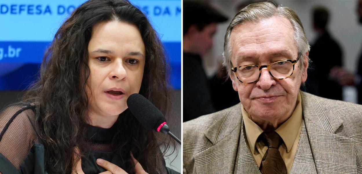 Janaina Paschoal e Olavo de Carvalho