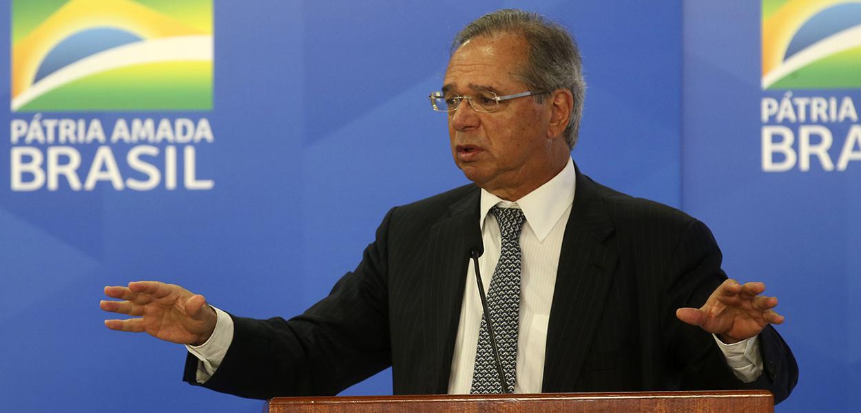 O ministro da Economia, Paulo Guedes