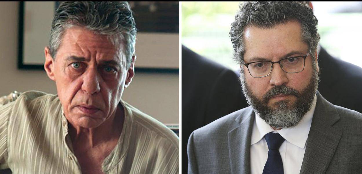 Chico Buarque e Ernesto Araújo