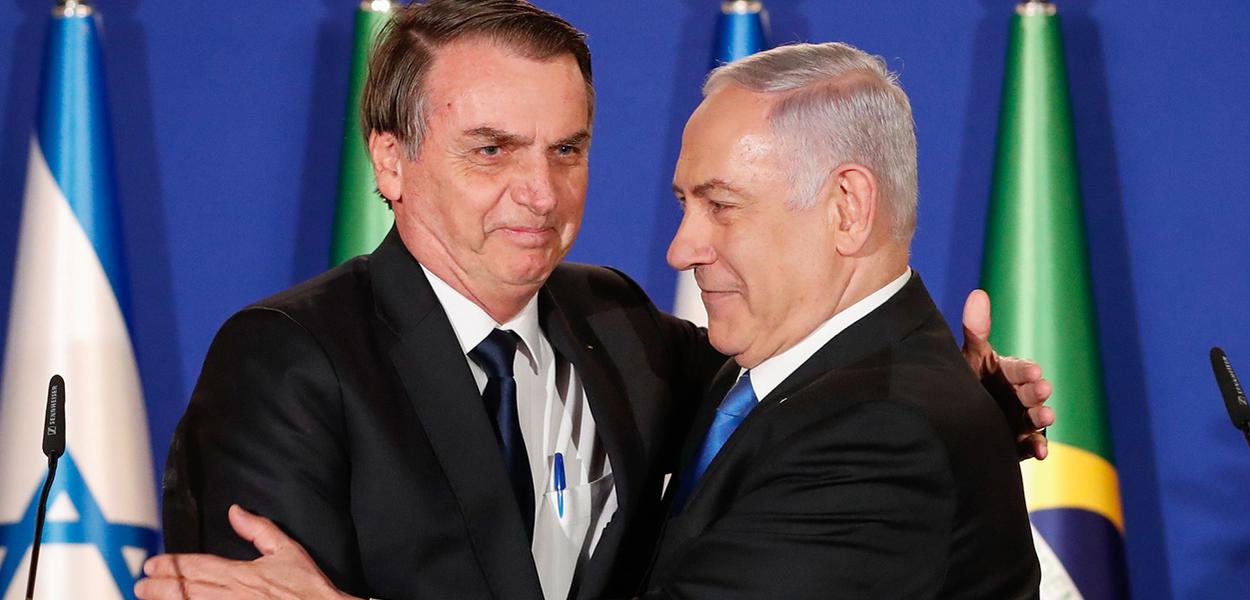 Jair Bolsonaro e Benjamin Netanyahu