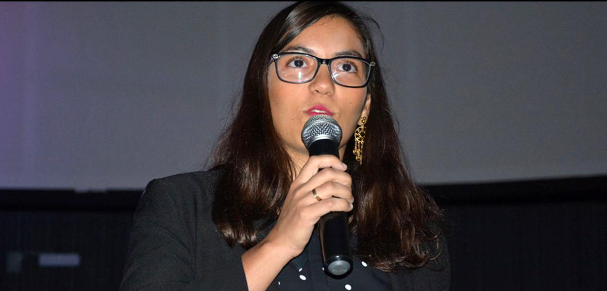 Jovem cientista Anna Luisa Beserra, premiada na ONU.