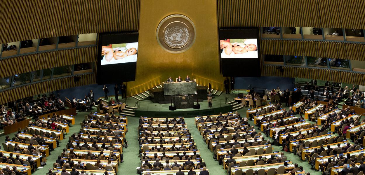 Cúpula do Clima, na ONU, em 2014