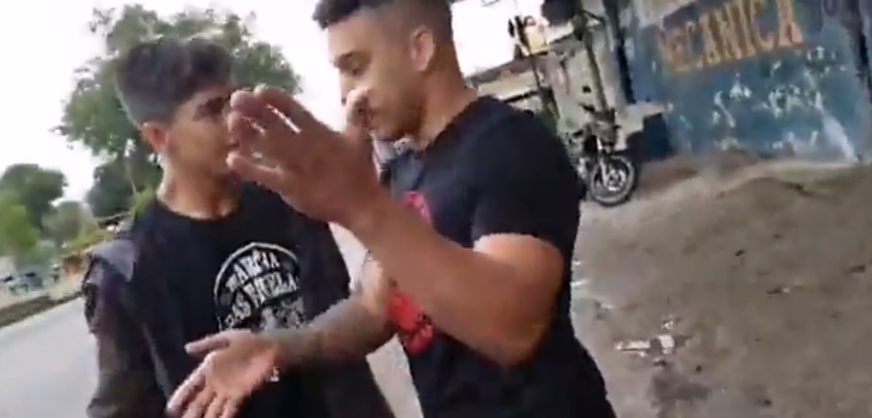 PM PM Gabriel Luiz Monteiro, que agrediu jovem no enterro de Ágatha Félix.