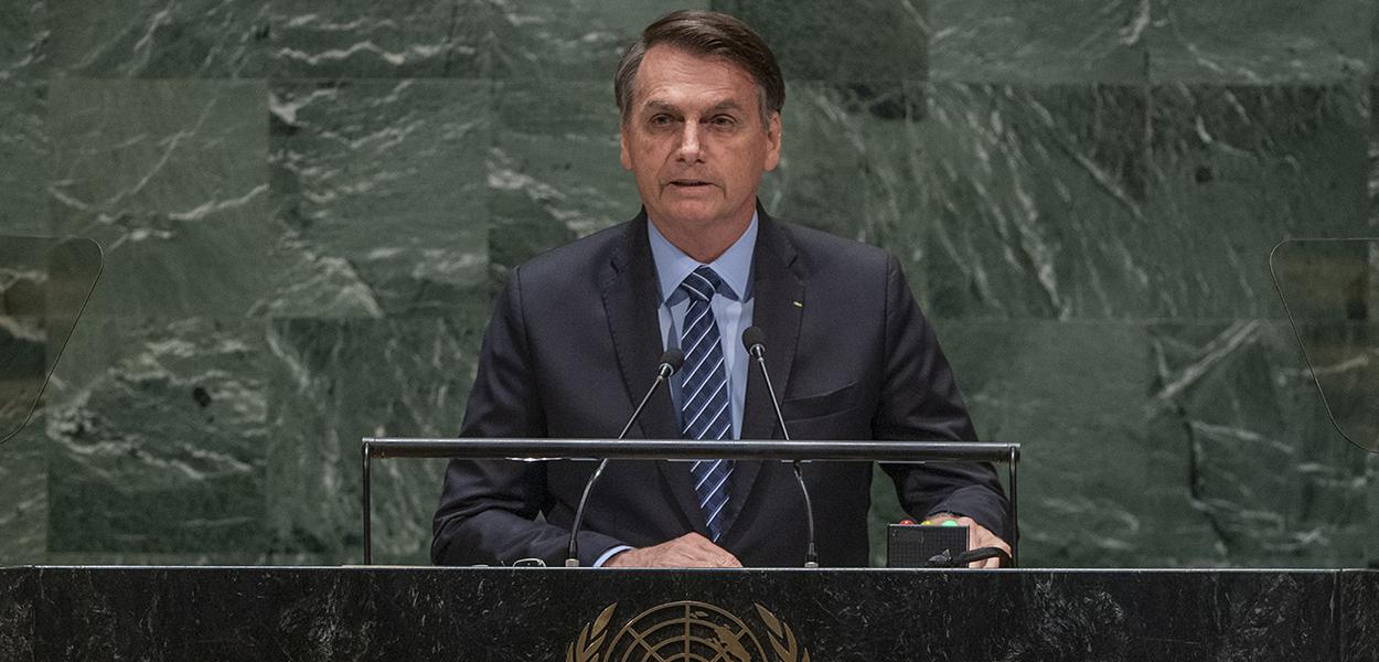 Jair Bolsonaro discursa na ONU
