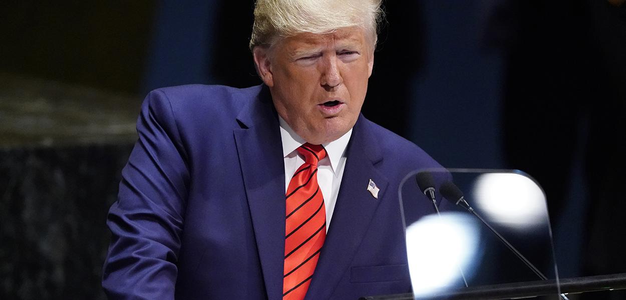 Trump fala durante Assembleia Geral da ONU em Nova York
