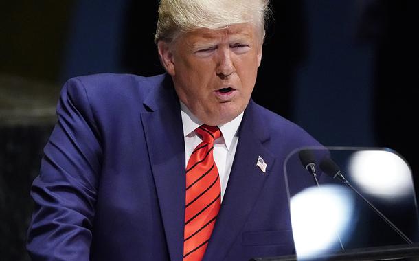 Trump fala durante Assembleia Geral da ONU em Nova York