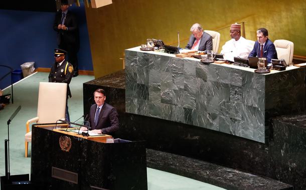 Bolsonaro discursa na Assembleia Geral da ONU