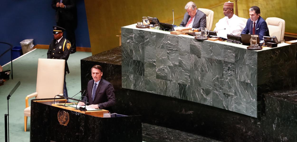 Bolsonaro discursa na Assembleia Geral da ONU