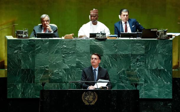 Jair Bolsonaro discursa na Assembleia Geral da ONU, em Nova York