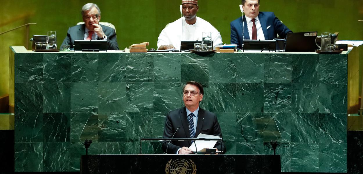 Jair Bolsonaro discursa na Assembleia Geral da ONU, em Nova York