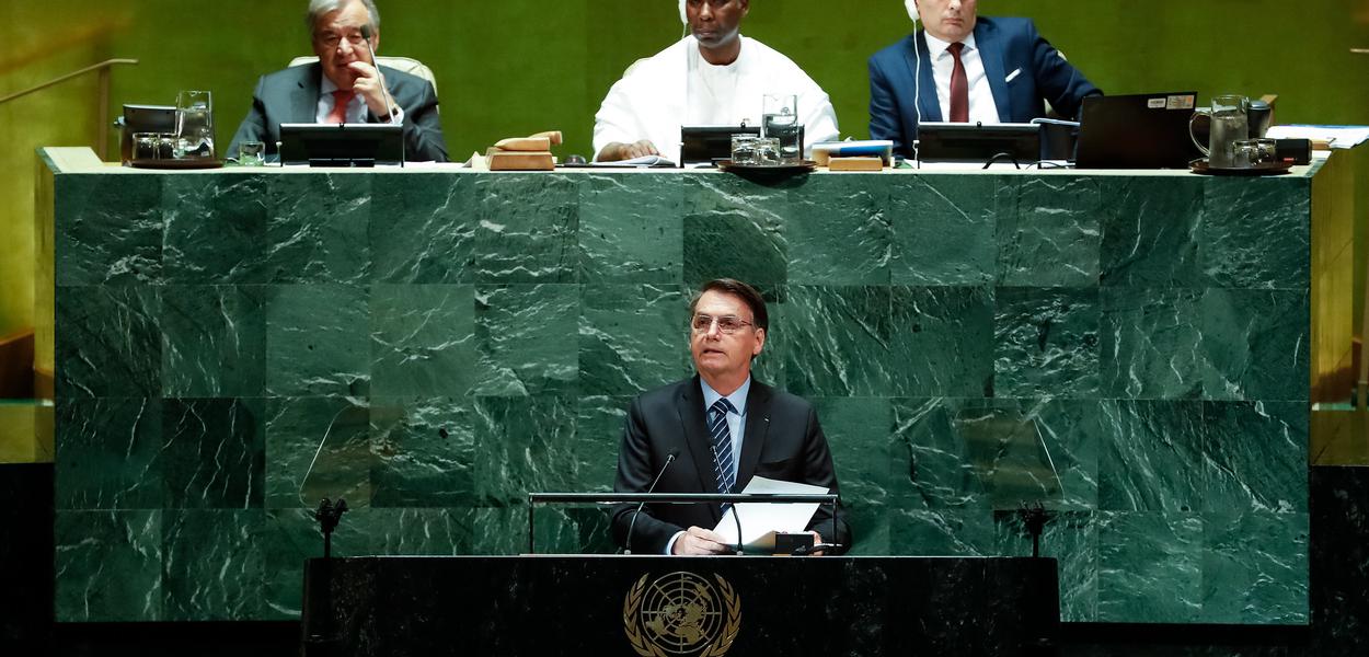 Jair Bolsonaro discursa na Assembleia Geral da ONU, em Nova York