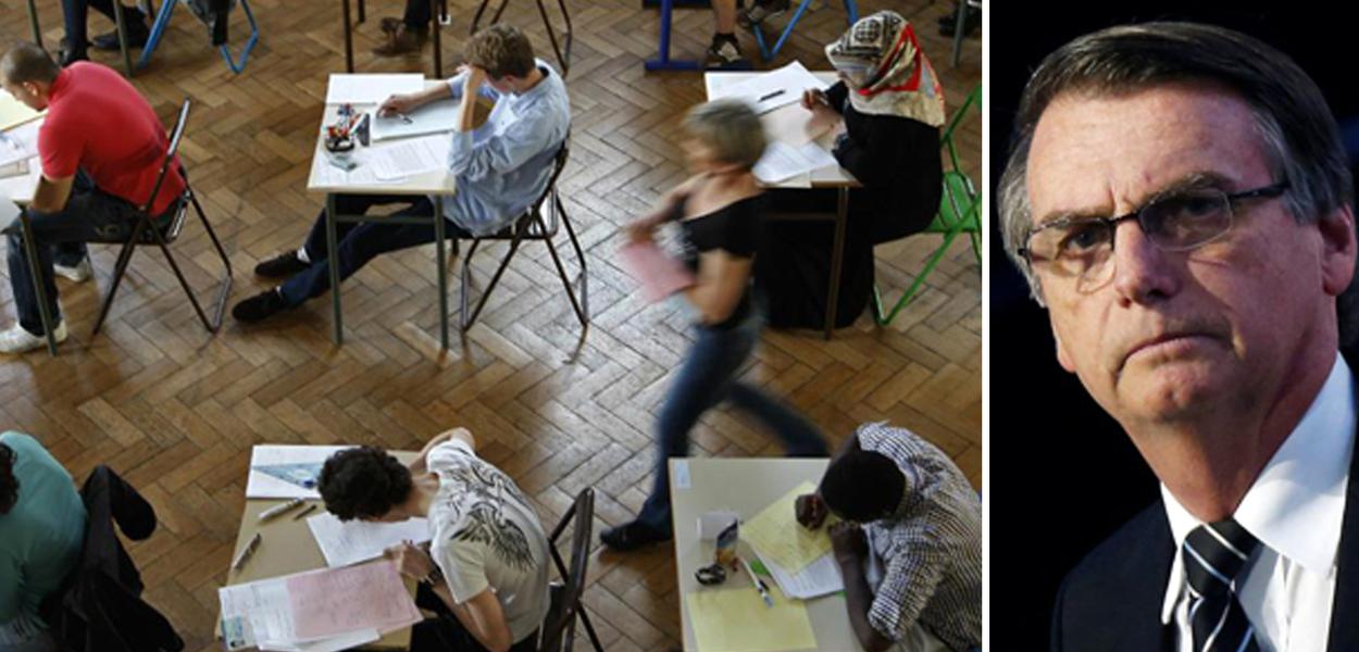 Bolsonaro propõe barbaridades na educação