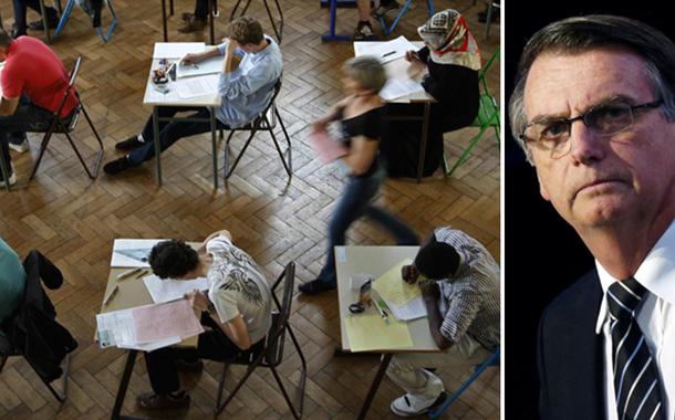 Bolsonaro propõe barbaridades na educação
