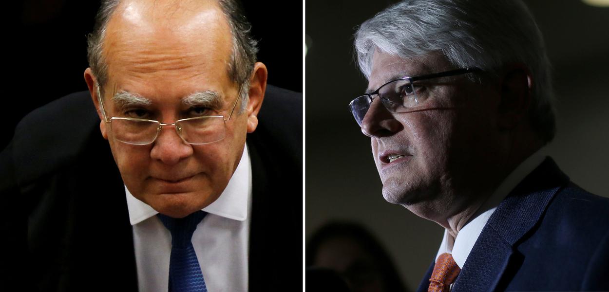 Gilmar Mendes e Rodrigo Janot