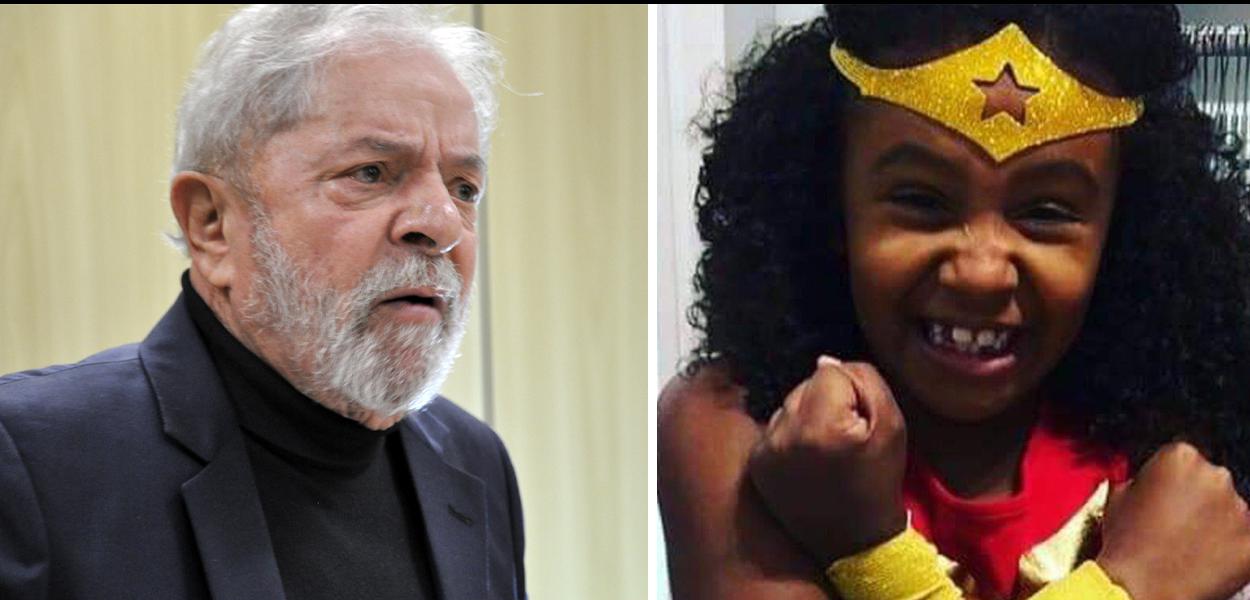 Lula se solidariza com a família de Ágatha Félix