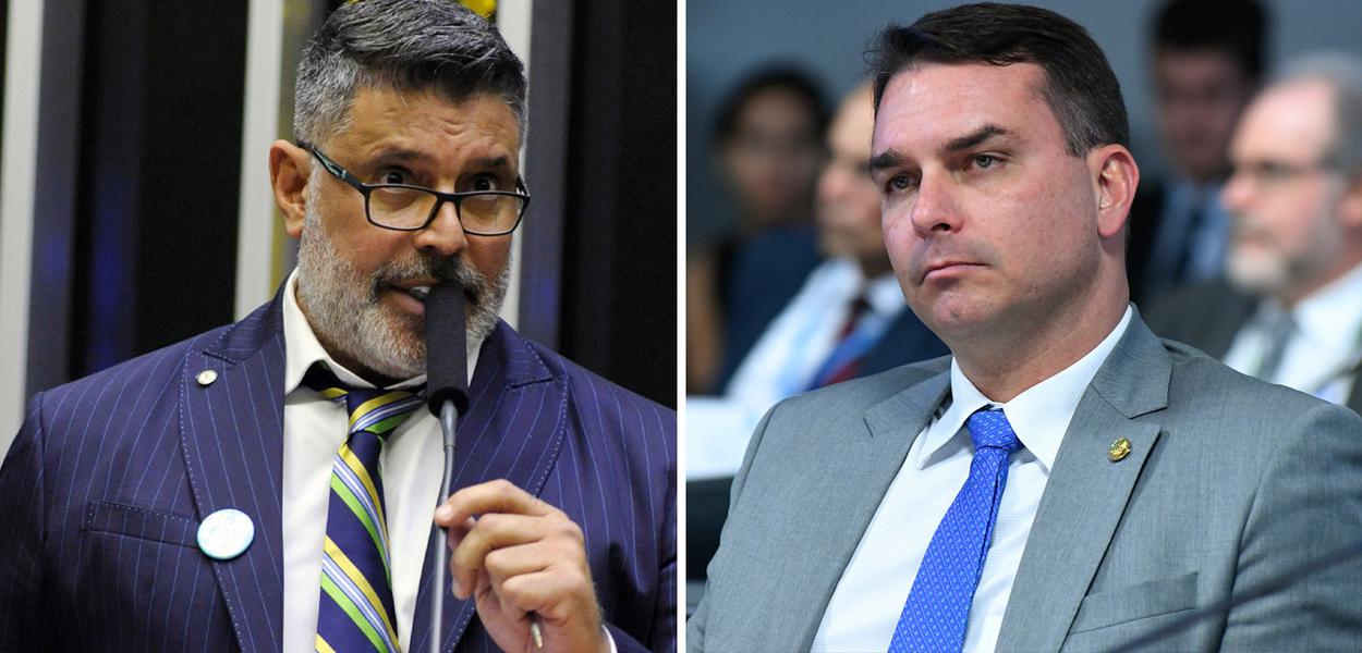 Alexandre Frota e Flávio Bolsonaro