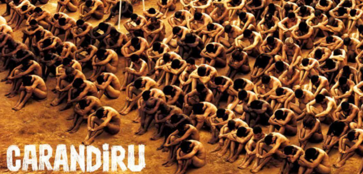Imagem de divulgação do filme "Carandiru"