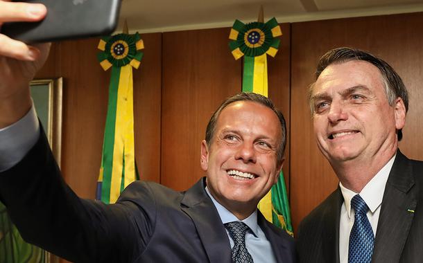 João Doria e Jair Bolsonaro