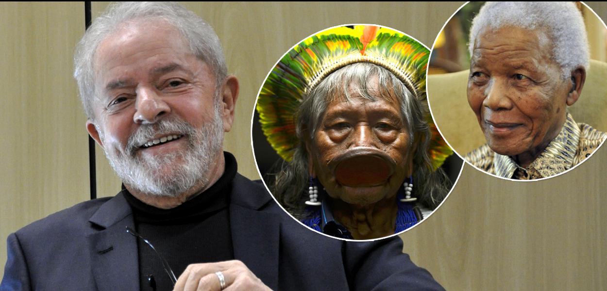 Lula, Raoni e Mandela