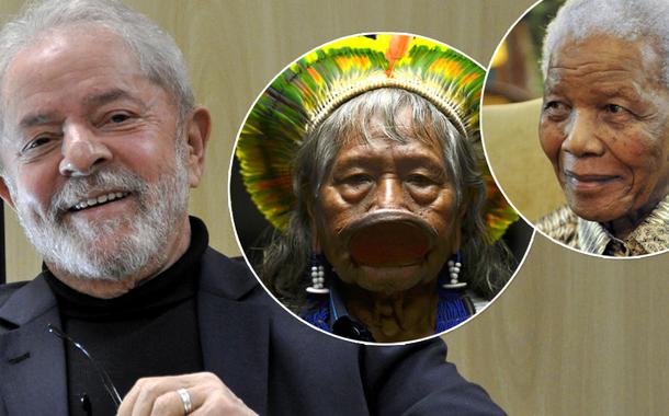 Lula, Raoni e Mandela