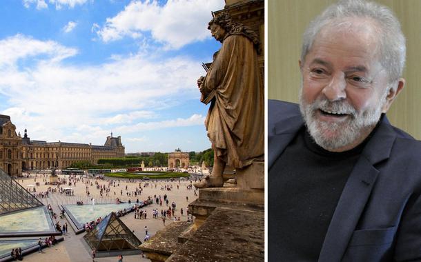 Lula e Museu do Louvre, Paris