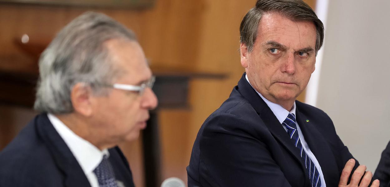 Paulo Guedes e Jair Bolsonaro